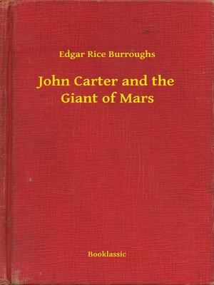 cover image of John Carter and the Giant of Mars